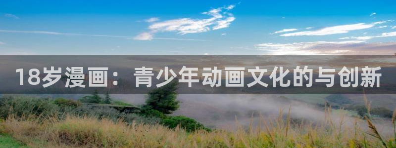 漫画漫画屋：18岁漫画：青少年动画文化的与创新